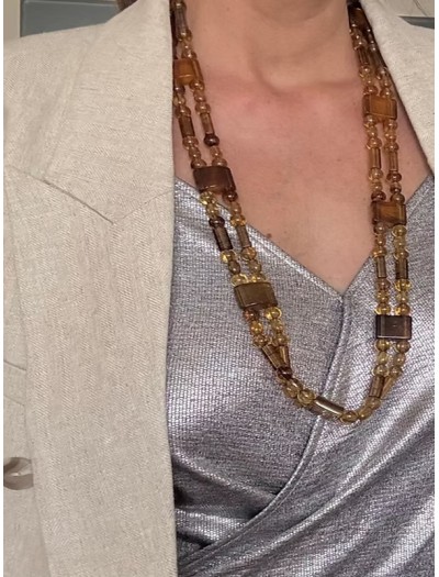 Vintage sıkma kehribar kolye Vintage sıkma kehribar kolye