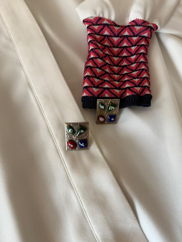 Vintage 60'lar Hippie Modern Küpe