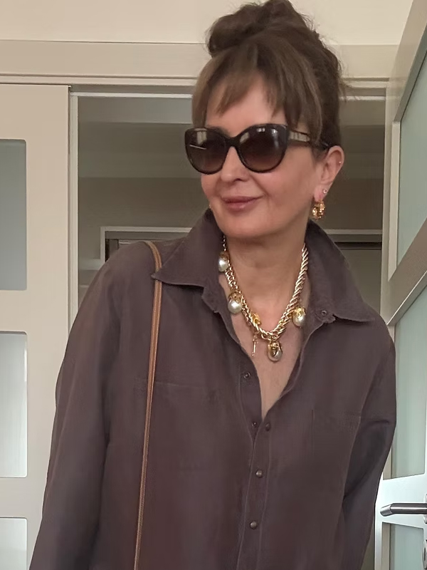 Vintage Gold Zincir ve İncili Kolye