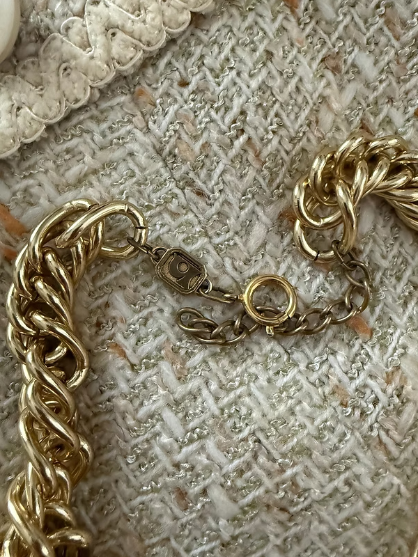 Vintage Gold Zincir ve İncili Kolye