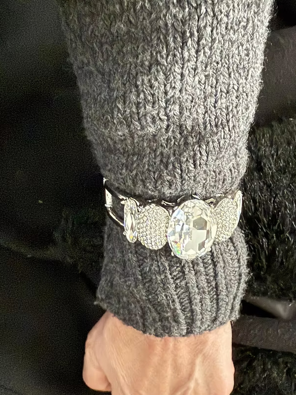 Tasarım Taşlı Kelepçe Bileklik