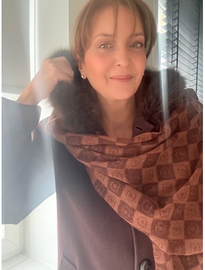 Vakko Dama Çift Taraflı Kaşmir Şal