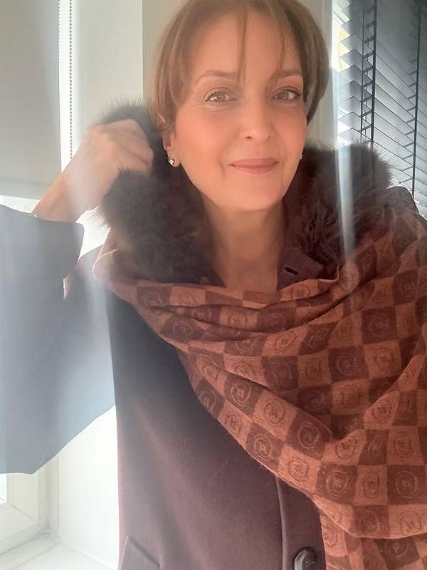 Vakko Dama Çift Taraflı Kaşmir Şal