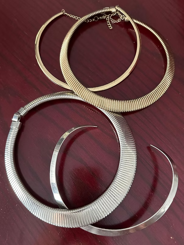 Silver ince tasma kolye