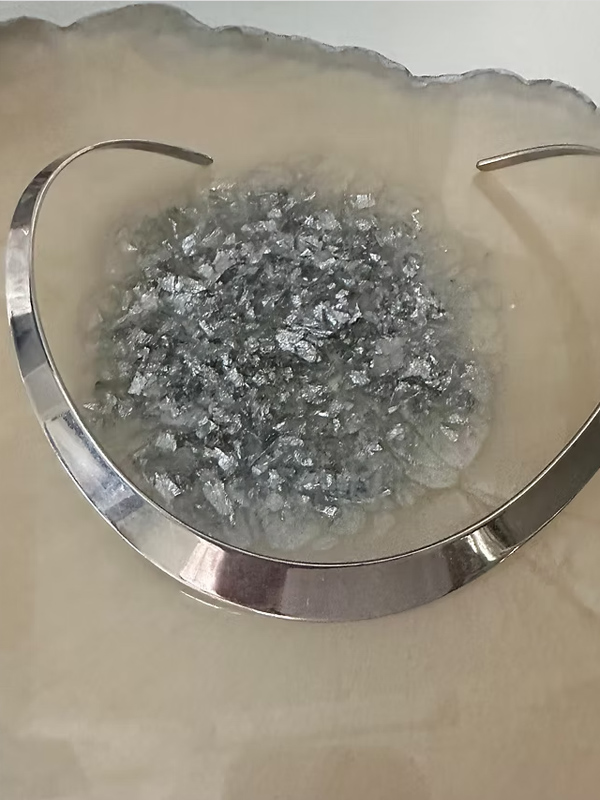 Silver ince tasma kolye