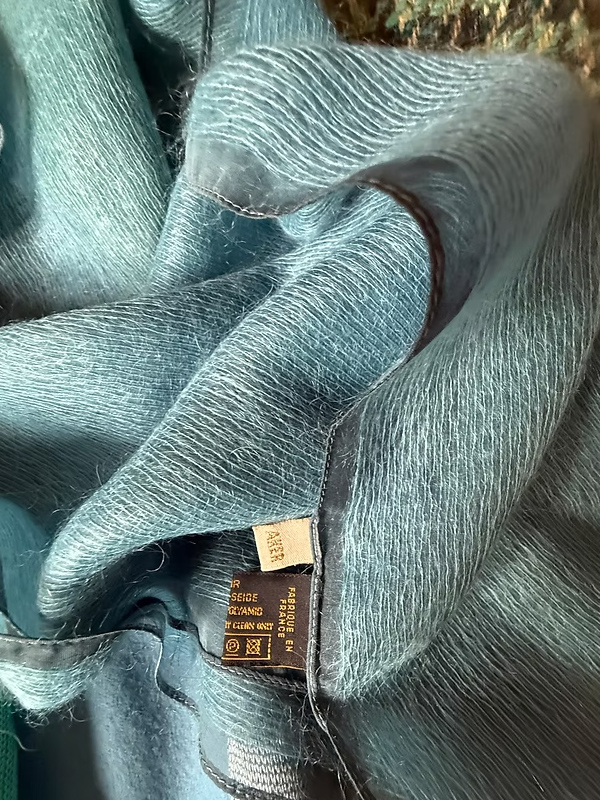 Vintage Made in France Mohair Atkı