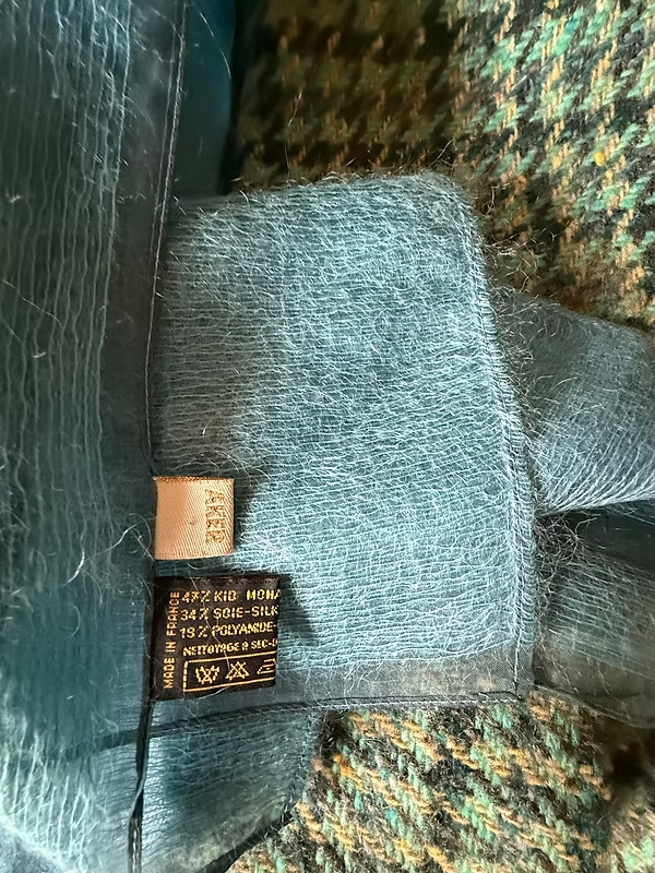 Vintage Made in France Mohair Atkı