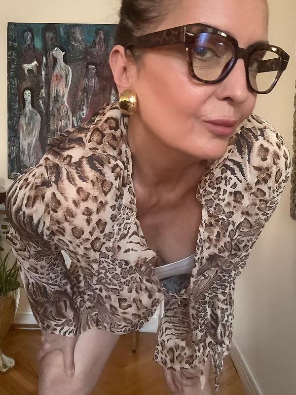 Vintage 80s Gold Klipsli Küpe