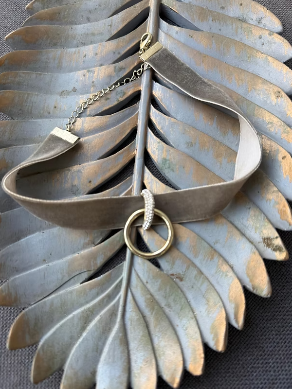 Vintage Kadife Choker