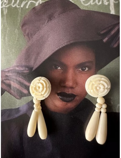 Vintage Kemik Küpe Vintage Kemik Küpe