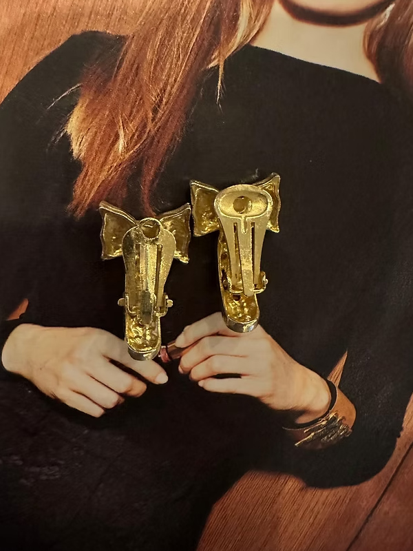 Vintage 80s FiyonkTaşlı Küpe