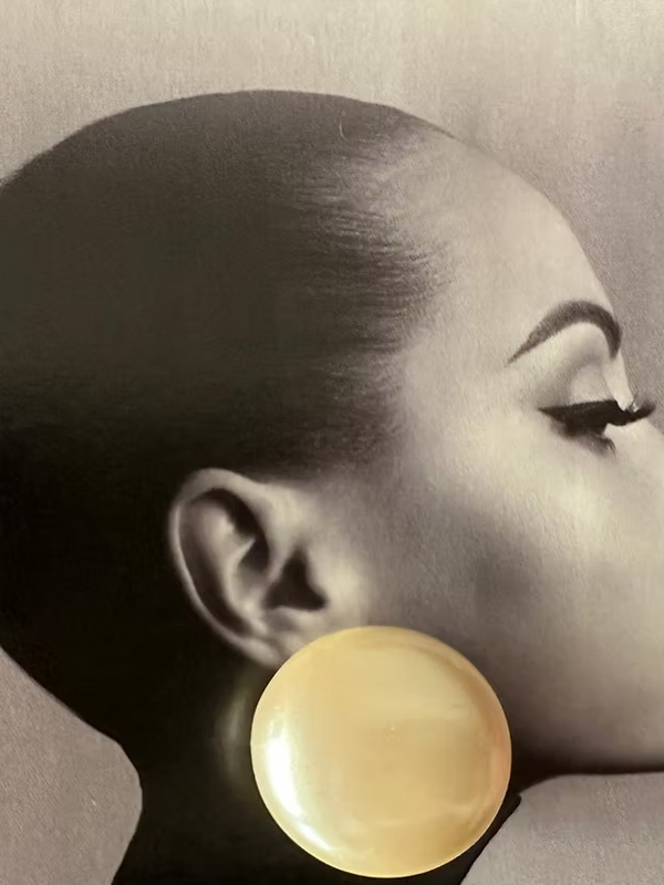 Vintage suni inci küpe