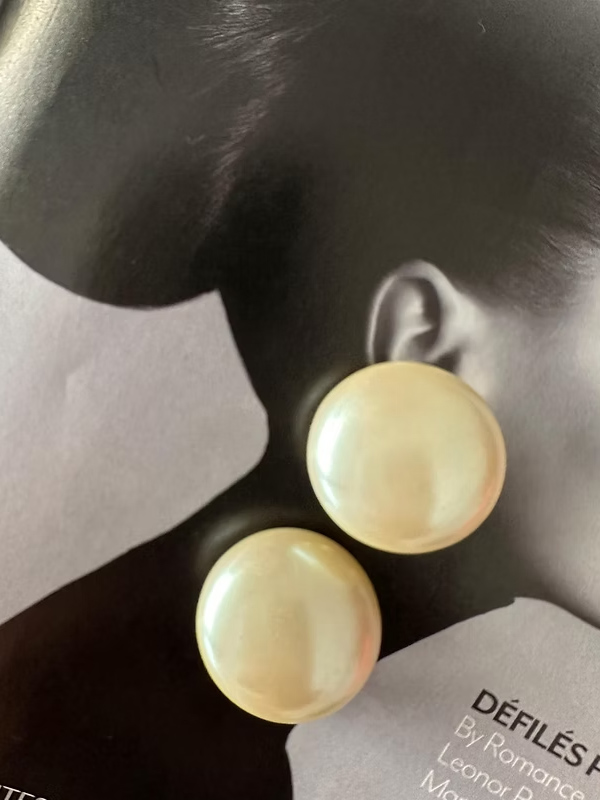 Vintage suni inci küpe