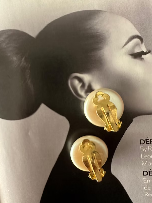 Vintage suni inci küpe