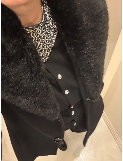 Vintage boncuk yaka kolye gold & silver