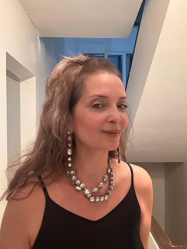 Vintage Oval Kristal Taşlı Kolye