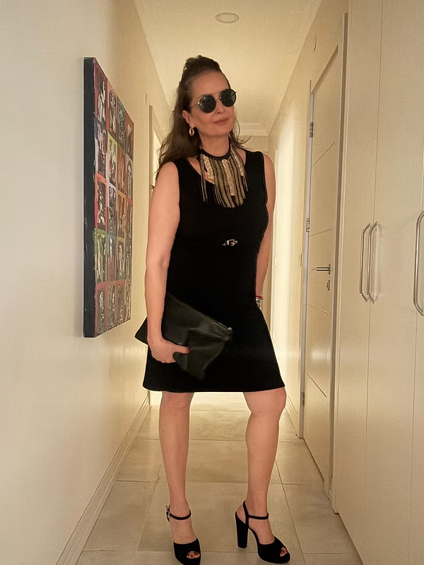 Vintage 3 renkli Mesh kolye