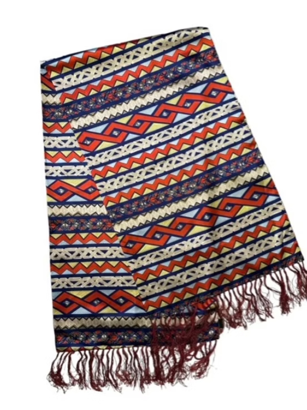 Vintage Etnik Desenli Şal / Fular