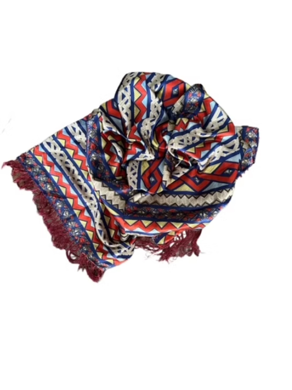 Vintage Etnik Desenli Şal / Fular