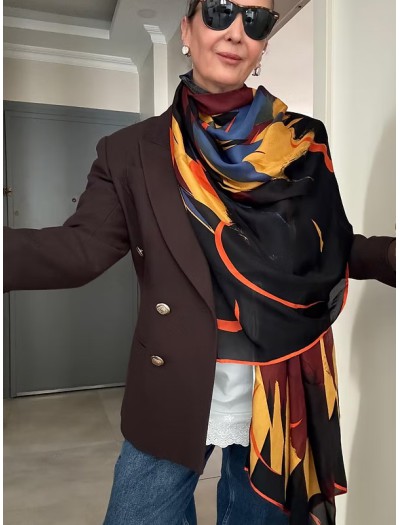 Vintage Made in England Şal Vintage Made in England Şal