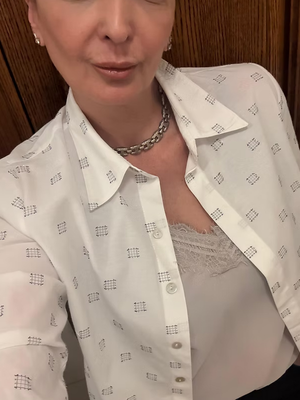 Vintage Silver Kalın Zincir Kolye