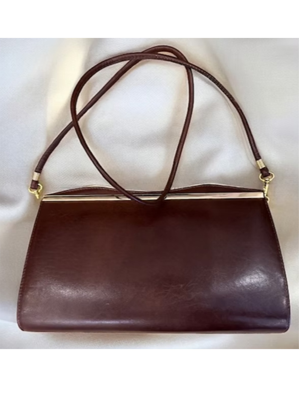 Vintage 80'ler yılan derisi karışık çanta