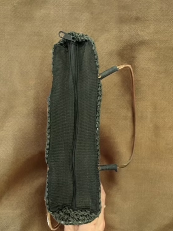 Vintage Hasır Patchwork Çanta