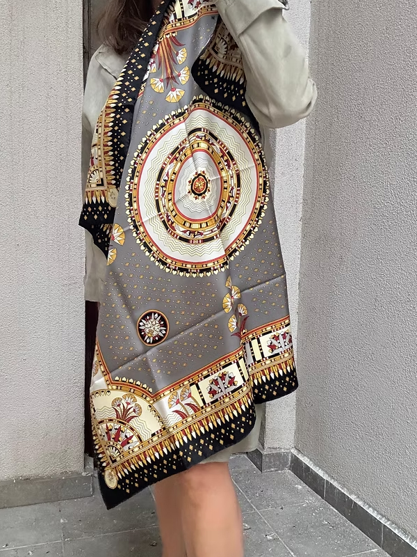 M.Frey Wille İpek Eşarp