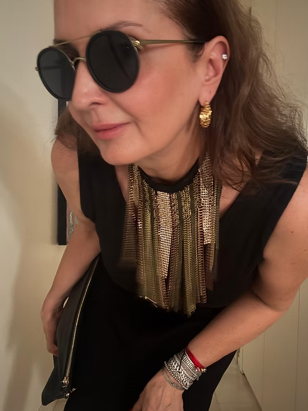 Vintage Gold Halka Küpe