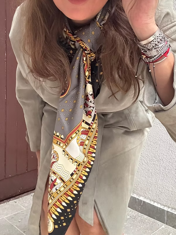 M.Frey Wille İpek Eşarp