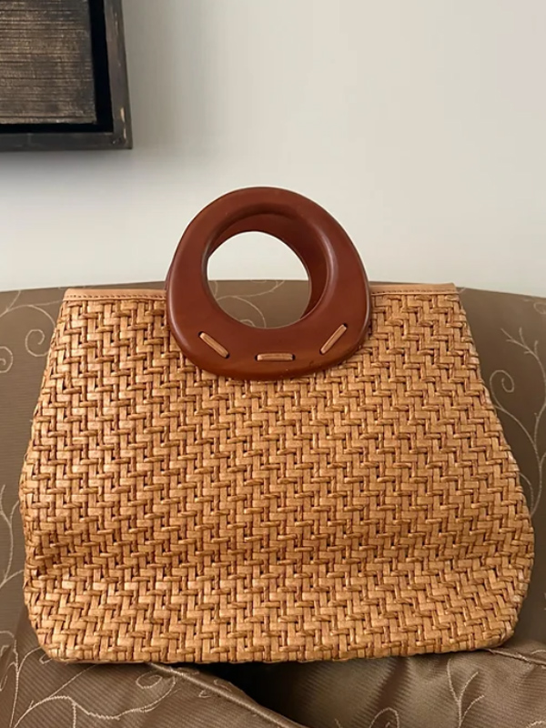 Fossil Vintage Hasır Çanta