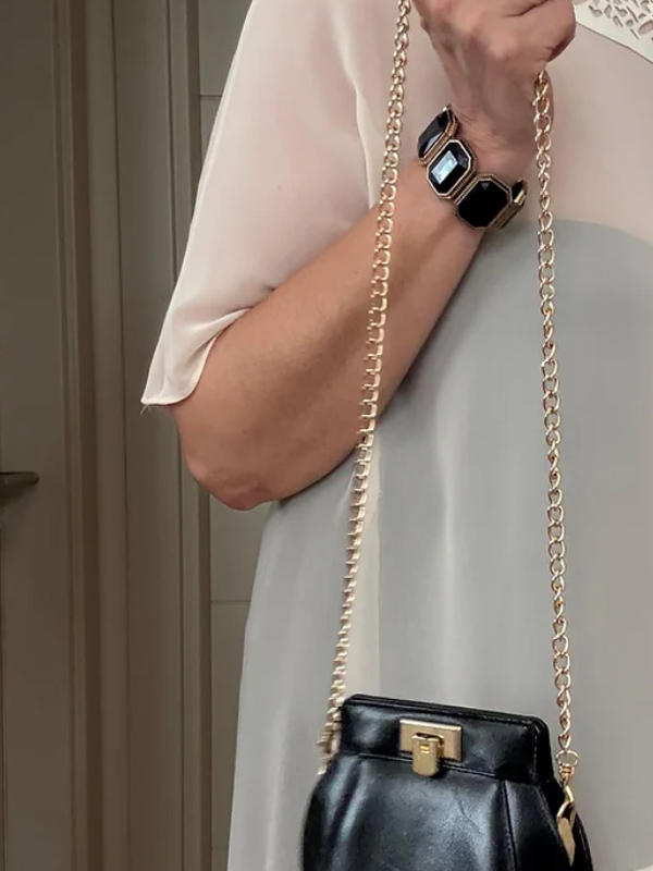 Vintage 80sHakiki Deri Mini Çanta