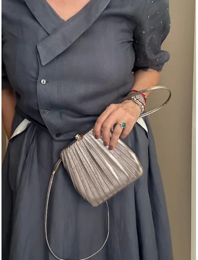 Vintage Bronz Mini Çanta